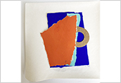 Peinture collages par Marie-Claude Bohnenblust Lenglart Peintre Plasticien