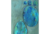 Peinture petit format par Marie-Claude Bohnenblust Lenglart Peintre Plasticien